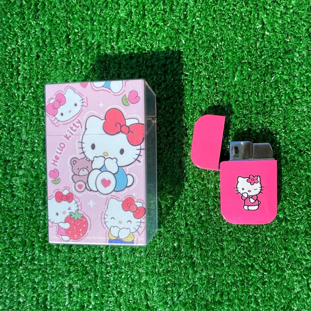 COPY - Hello Kitty jet lighte r and hello kitty cigarette…case